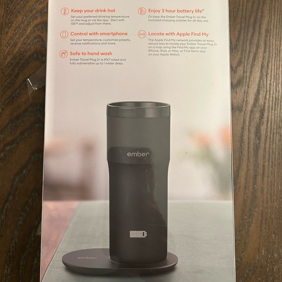 Ember Black Temperature Control Mug 2+ NWT - Picture 3 of 8